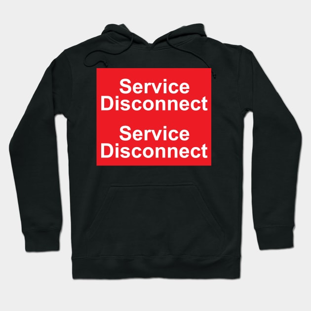 Electric Service Disconnect Sticker Hoodie by MVdirector